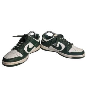 Nike Dunks Low Women’s 7 White/Green Classic Preppy Sneaker StreetWear Shoes